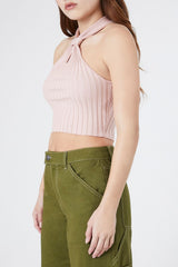 Ribbed Knit Halter Crop Top | Forever 21 Women
