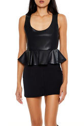 Faux Leather Peplum Crop Top | Forever 21 Women