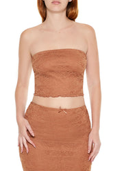 Lace Cropped Tube Top | Forever 21 Women
