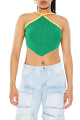 Sweater-Knit Halter Crop Top | Forever 21 Women