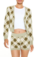Argyle Cardigan Sweater | Forever 21 Women