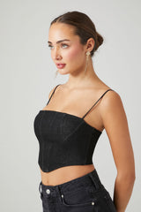 Denim Cropped Cami | Forever 21 Women