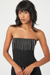 Rhinestone Fringe Tube Top | Forever 21 Women