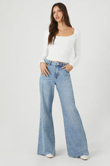Sweater-Knit Scoop-Neck Crop Top | Forever 21 Women