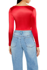 Satin Square-Cut Crop Top | Forever 21 Women