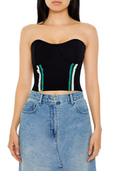 Embroidered Sweater-Knit Tube Top | Forever 21 Women