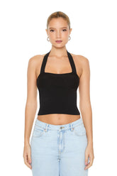 Sweater-Knit Bustier Halter Top | Forever 21 Women