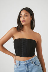 Hook-and-Eye Cropped Tube Top | Forever 21 Women