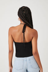 Sweater-Knit Halter Crop Top | Forever 21 Women