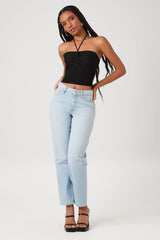 Sweater-Knit Halter Crop Top | Forever 21 Women