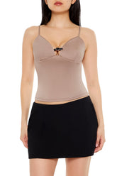 Cropped Buckle-Strap Cami | Forever 21 Women