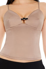 Cropped Buckle-Strap Cami | Forever 21 Women