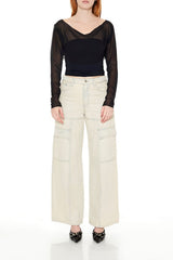Sheer Chiffon Crop Top | Forever 21 Women