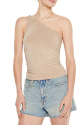 Ruched One-Shoulder Tank Top | Forever 21 Women