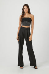 Rhinestone Fringe Tube Top | Forever 21 Women