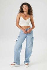 Cropped Rib-Knit Cami | Forever 21 Women