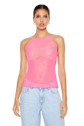 Sheer Mesh Halter Top | Forever 21 Women