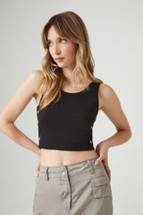 Eyelet Cropped Tank Top | Forever 21 Women