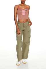 8 Star Graphic Cropped Cami | Forever 21 Women