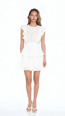 Clip Dot Lace Ruffled Mini Dress | Forever 21 Women