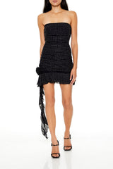 Rhinestone Ruffle Tube Mini Dress | Forever 21 Women