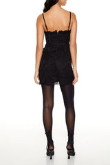 Eyelash Lace Bow Mini Dress | Forever 21 Women