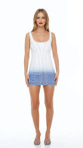 Gradient Denim Tank Mini Dress | Forever 21 Women