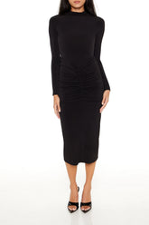 Ruched Bodycon Midi Dress | Forever 21 Women