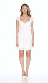 Eyelet Bustier Flounce Mini Dress | Forever 21 Women