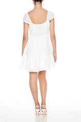 Eyelet Bustier Flounce Mini Dress | Forever 21 Women