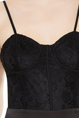 Satin & Lace Bustier Jumpsuit | Forever 21 Women