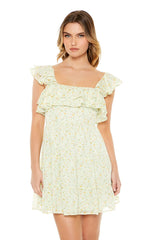 Ditsy Floral Ruffle Mini Dress | Forever 21 Women