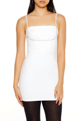Rhinestone-Trim Cami Mini Dress | Forever 21 Women