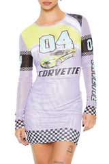 Corvette Graphic Mini Dress | Forever 21 Women