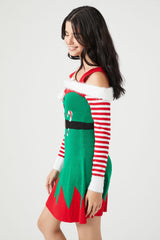 Peppermint Elf Mini Dress | Forever 21 Women