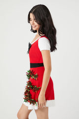 Tinsel Garland Santa Mini Dress | Forever 21 Women