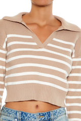 Striped Cropped Sweater | Forever 21 Women