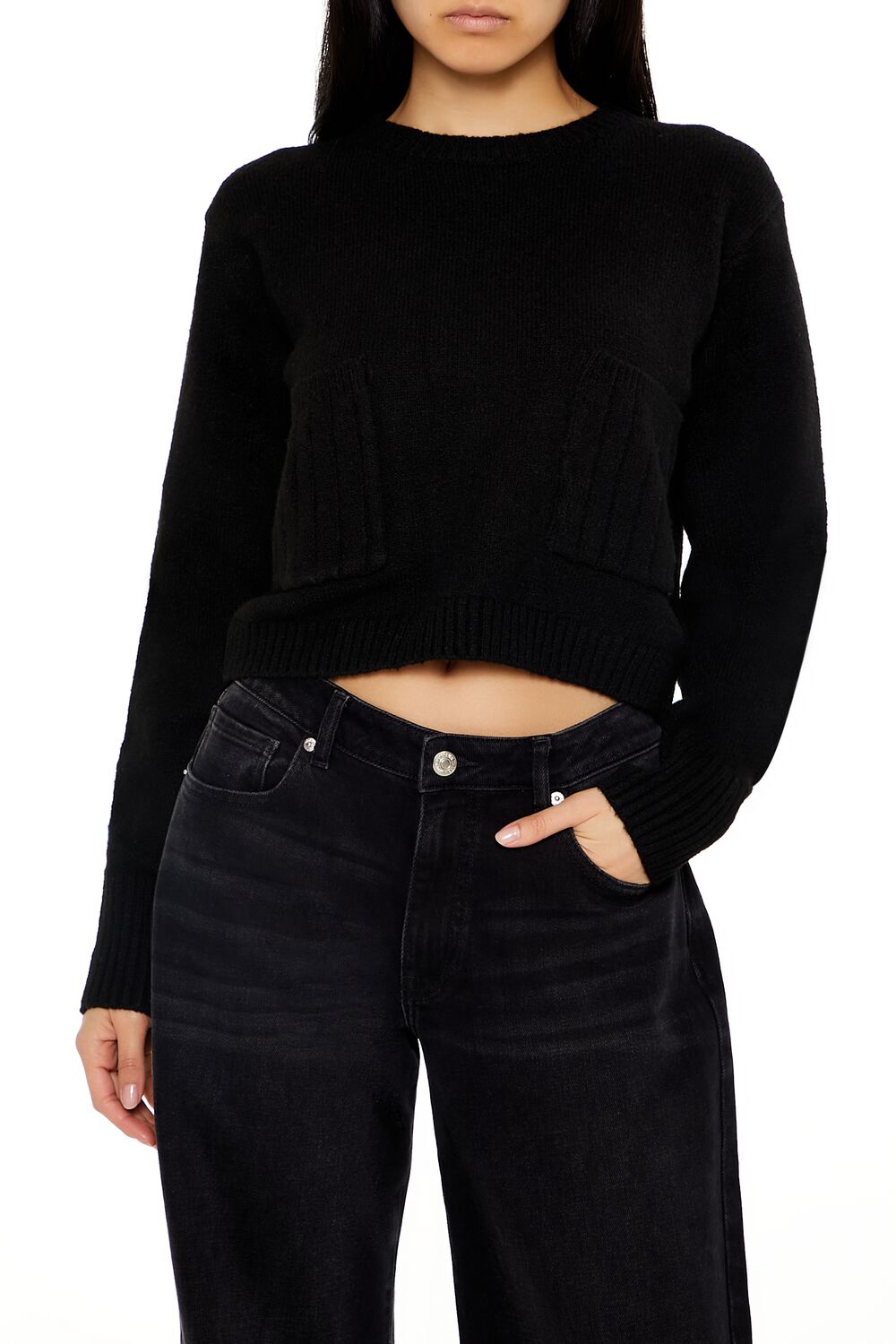 Cropped Crew Sweater | Forever 21 Women