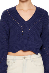 Open-Knit Cropped Sweater | Forever 21 Women