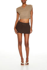 Cropped Cable Knit Sweater Vest | Forever 21 Women
