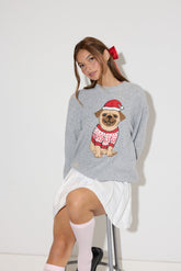 Holiday Dog Jacquard Sweater | Forever 21 Women
