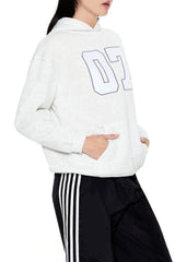 07 Graphic Fleece Hoodie | Forever 21 Women