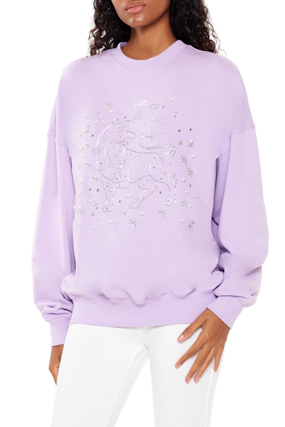 Beaded Leo Pullover | Forever 21 Women