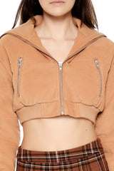Cropped Corduroy Puffer Jacket | Forever 21 Women