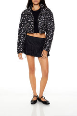 Floral Print Puffer Jacket | Forever 21 Women