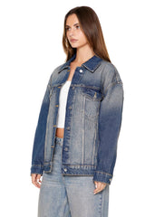 Stone Wash Denim Trucker Jacket | Forever 21 Women