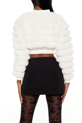 Faux Fur Cropped Bomber Jacket | Forever 21 Women