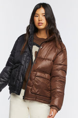 Colorblock Puffer Jacket | Forever 21 Women