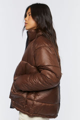 Colorblock Puffer Jacket | Forever 21 Women