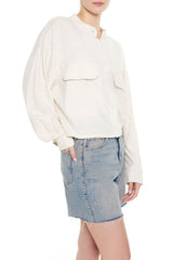 Mock-Neck Cargo Shacket | Forever 21 Women